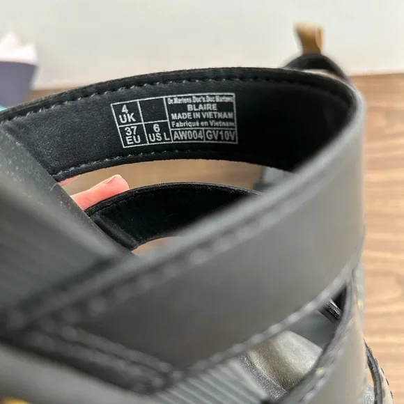 Dr Martens Vegan Blaire Sandals Size 6 - Picture 4 of 5
